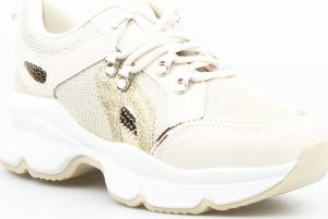 Seastar Sneakersy z mieniącą się siateczką złote-40 2