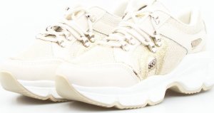 Seastar Sneakersy z mieniącą się siateczką złote-40 6
