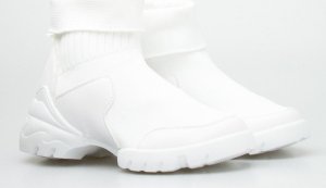 Seastar Sneakersy ze skarpetką białe-39 4