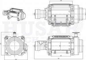 Husar Wyciągarka hydrauliczna BST H 18000 LBS 7