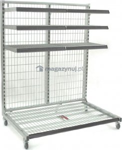Damnix Regał mobilny z sześcioma półkami (wym. 1310x900x1600 mm) 2