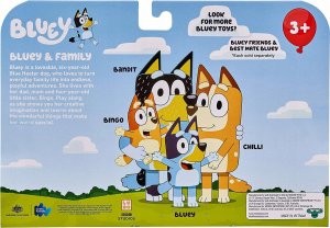 Figurka Bingo Zestaw 4 figurek bingo bandit bluey & family 6