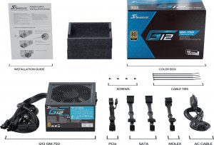 Zasilacz SeaSonic G12 GM 750W (G12-GM-750) 5