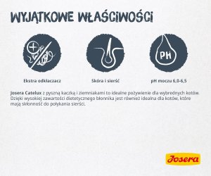 Josera Catelux Adult z kaczką i ziemniakami 10kg (50007753) 2