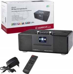 Radio Albrecht DR 690 CD Internetradio czarny CD/DAB+/UKW/BT 12