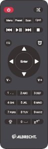 Radio Albrecht DR 690 CD Internetradio czarny CD/DAB+/UKW/BT 14