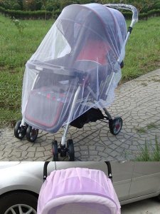 Kontext Moskitiera elastyczna na gumkę do wózka 140 cm 2