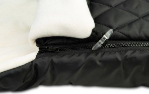 Sensillo ŚPIWOREK PIKOWANY POLAR BLACK DO WÓZKA 3