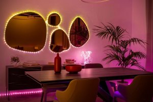 Taśma LED Twinkly Inteligentny miniaturowy łańuch Dots 400 LED RGB 20 m czarny 5