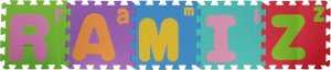 Ramiz Litery Piankowe Puzzle EVA Duża Mała Litera 3