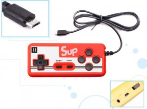 Kontext Konsola przenośna mini do gier retro pad żółta 6