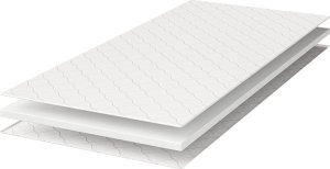 Tompol Materac nawierzchniowy 90x200 pianka elastyczna PUR 4 cm H3 nakładka 2