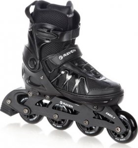 Rolki RAVEN Expert rekreacyjne regulowane czarne r. 37-40 2