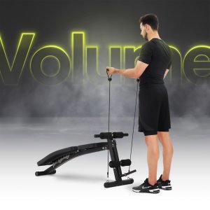 Zipro Ławeczka do ćwiczeń Volume z prasą do nóg i modlitewnikiem 10