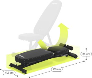 Zipro Ławka treningowa regulowana Jacked 4