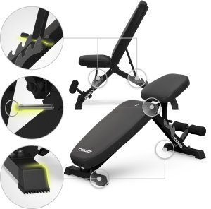 Zipro Ławka treningowa regulowana Jacked 9
