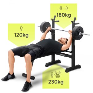 Zipro Ławka prosta pod sztangę Core (składana) 2