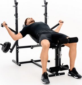 Zipro Ławeczka pod sztangę z modlitewnikiem, prasą do nóg i prasą do rozpiętek Ripped 19