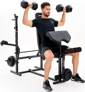 Zipro Ławeczka pod sztangę z modlitewnikiem, prasą do nóg i prasą do rozpiętek Ripped 7