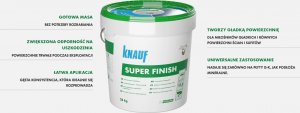 Knauf Gotowa masa szpachlowa Super Finish 28 kg 2