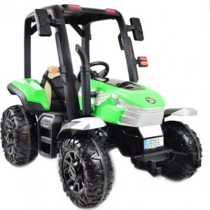 Super-Toys Duży traktor z przyczepą 24V, 4X4 BLT206 11