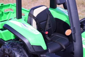 Super-Toys Duży traktor z przyczepą 24V, 4X4 BLT206 17