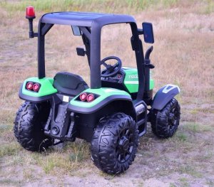 Super-Toys Duży traktor z przyczepą 24V, 4X4 BLT206 19