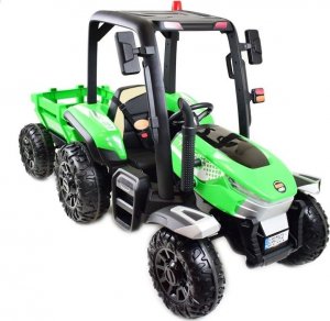 Super-Toys Duży traktor z przyczepą 24V, 4X4 BLT206 2