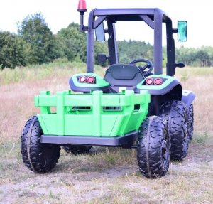 Super-Toys Duży traktor z przyczepą 24V, 4X4 BLT206 21