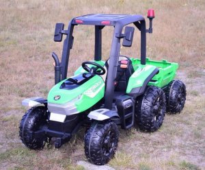 Super-Toys Duży traktor z przyczepą 24V, 4X4 BLT206 26