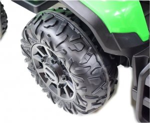 Super-Toys Duży traktor z przyczepą 24V, 4X4 BLT206 6