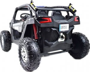Super-Toys MEGA BUGGY UTV POLICJA TURBO R FOX DLA 2 DZIECI 4X200 W, 24V, SUPER MOC, WSPOMAGANIE/XB2118 11
