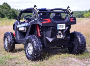 Super-Toys MEGA BUGGY UTV POLICJA TURBO R FOX DLA 2 DZIECI 4X200 W, 24V, SUPER MOC, WSPOMAGANIE/XB2118 17