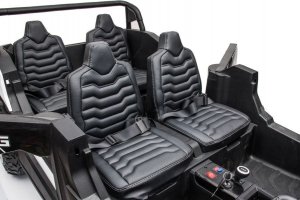 Lean Cars Auto Na Akumulator Buggy A033 4x4 24V Biały 9