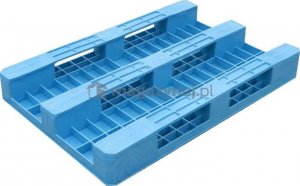 Becker Paleta plastikowa Euro 1200x800 mm, z płozami, powierzchnia gładka (kolor czarny) 3