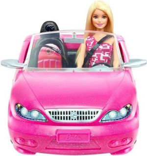 Lalka Barbie Barbie Mattel Barbie Doll & Glam Convertible 4