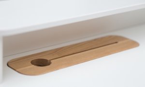 Biurko Ragaba Ashme Białe 110 cm x 56 cm 3