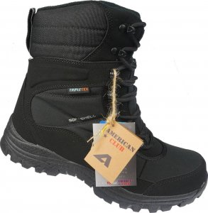 Buty trekkingowe męskie American Club SN-01BL czarne r. 41 6