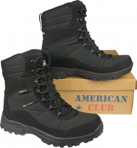 Buty trekkingowe męskie American Club SN-01BL czarne r. 46 5