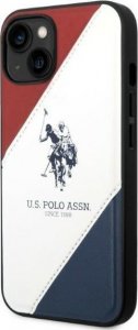 U.S. Polo Etui US Polo do iPhone 14 6,1" biały/white Tricolor Embossed 2