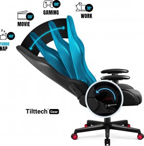 Fotel Diablo Chairs X-ST4RTER czarno-czerwony 5