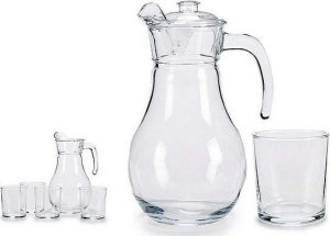 Vivalto Zestaw kieliszków Dzbanek 5 pcs Przezroczysty Szkło 4 x (40 cl) / 1 x (1,8 l) 2