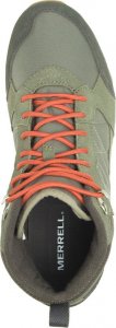Buty trekkingowe męskie Merrell Alpine Sneaker Mid WP 2 zielone r. 45 2