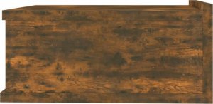 vidaXL Wisząca szafka nocna, przydymiony dąb, 40x30x15 cm 8