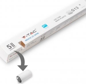 Świetlówka V-TAC Tuba Świetlówka LED T8 SAMSUNG CHIP 60cm 7.5W G13 Obrotowa Nano Plastic VT-062 6400K 850lm 5
