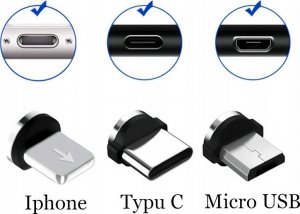 Karizo Końcówka magnetyczna LogiK do kabla Tip | MicroUSB 2