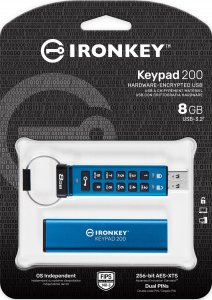 Pendrive Kingston IronKey Keypad 200, 8 GB  (IKKP200/8GB) 6
