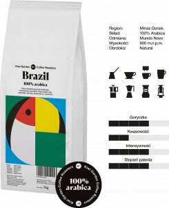 Kawa ziarnista Kiwi Garden Brazil / Indonesia 1 kg 4