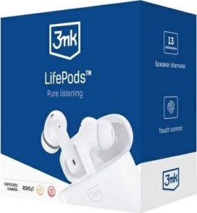 Słuchawki 3MK LifePods Białe 2
