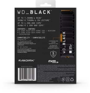 Dysk SSD SanDisk Black 850X 2TB M.2 2280 PCI-E x4 Gen4 NVMe (WDS200T2XHE) 8